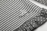 ピッパ ドット ストライプ レイヤード Tシャツ