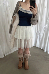 COLLAR BOLERO KNIT CARDIGAN (5COLORS!)