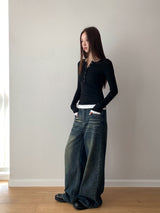 Base Spandex Round Long Sleeve T-Shirt