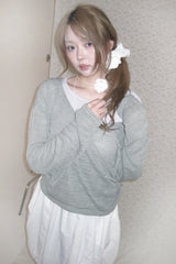 Off-Shoulder Loose-Neck Hoodie