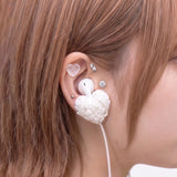 [C type] angel heart earphone