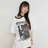 チョーカーロックTシャツ ホワイト