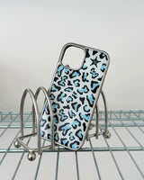 【MADE】 PKCW leopard phonecase (baby-blue)