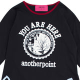 ANOTHER POINT リンガーロングスリーブTシャツ（レディース）_SYF1TS52BK
