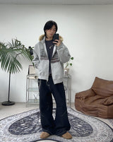テーブルダートカーブドスナップパンツ