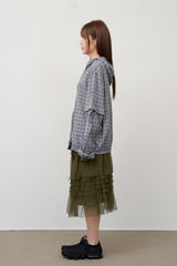 Lan Checked Layered Jumper