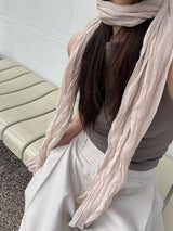 Soft Whipping Scarf - Beige