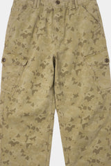 オーバーラップポケットカモパンツ (Washed Beige)