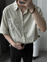 ASCLO Nylon Pigment Short Sleeve Shirt (5color)