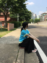 ニューエラレタリングクロップショートスリーブTシャツ (5c)