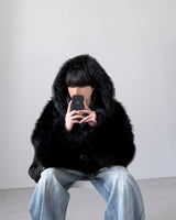 Balian Wolf Fur Jacket
