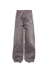 Wide Leg Washed Jeans