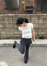 LAYER SHIRRING SET TOP