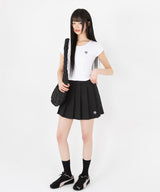 ステッチラインクロップハーフTシャツ [4color]