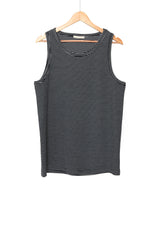 Knitwear oversized sleeveless T-shirt