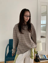 [unisex] Maje Stripe Over Long Sleeve Tee