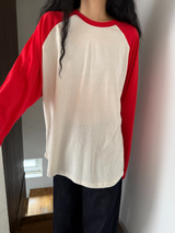  line raglan T