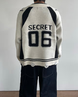 Star-printed Knitwear Zip-Up
