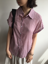 Dolman check shirt (4color)