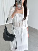 シフォンバンディングスカート (3color)