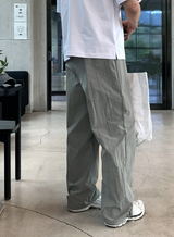 [Limited Quantity] ルック ステーブル 2WAY クーリング ナイロン ワイド バンディング パンツ