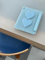 ブルーハートipadケース