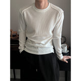 [MUSCLE FIT] Shoulder cutting knit sleeves(3color)
