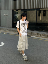 ルーメン アフロ グラフィック プリント Tシャツ