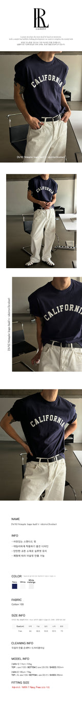 [S/S] Simple logo half t-shirts(3color)
