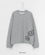 [BAONHAUS] Batten Printing Sweatshirt