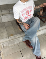 No.1352 america half T (4color)