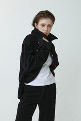 COTTON HEAT-TECH JACKET_BLACK