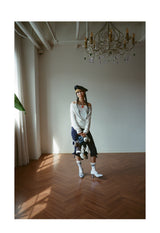 smile capri pants navy