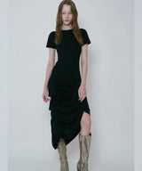 DROOP LINE TEE DRESS