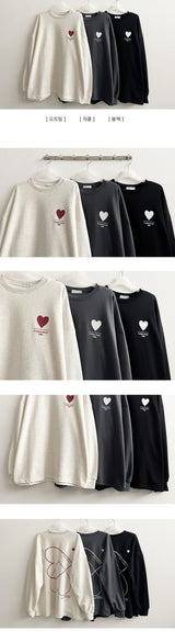 Hearty Two Heart Point Sweatshirt