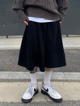 Wide Sweat Bermuda Pants 3C