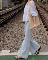 Jeanne wide denim pants