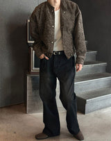 [4SEASON] Flare washing denim pants(2color)