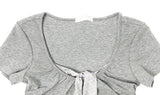 ナーディ チェックタイ シャーリング スリム ショートスリーブ Tシャツ