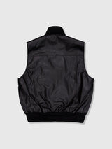 レザーカーゴベスト (ブラック)