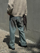 ASCLO Oil Washing Denim Pants