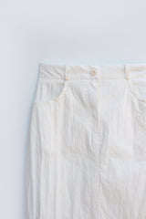H banding skirt (Ivory)