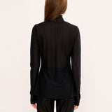 See-through Body Top - Black