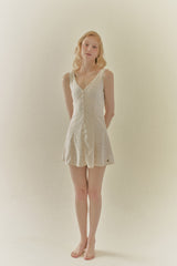 NEREID LACE SWIMSUIT_Ecru