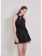 Daisy Swim Skirt Black