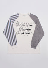 MIX STRIPE LOOSE TEE