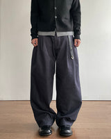 Dense Herringbone Two Tuck Pants