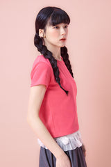 ハミングラウンドTシャツ [Pink]