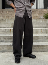 Bio cotton curved pants