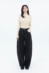 CLASSIC CURVED FIT DENIM_BLACK code 26013